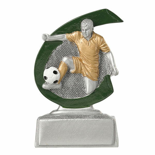 Tolle Fußball Net Award Trophäe Player des Spiels Schule Fall Kostenlose Gravur 