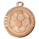 Fußballmedaille Mini bronze