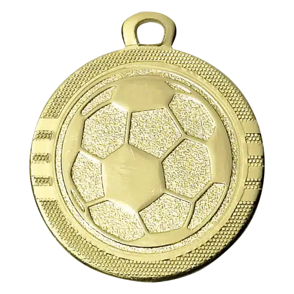 Fußballmedaille Mini gold