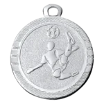 Mini-Fußballmedaille silber