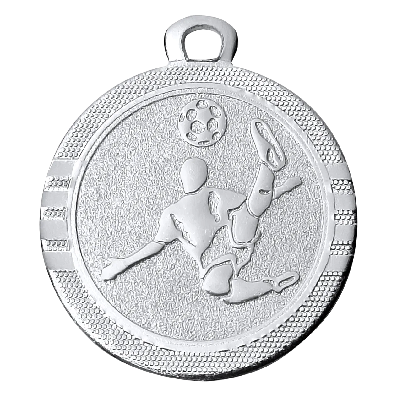 Mini-Fußballmedaille silber Mini-Fußballmedaille silber