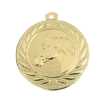Pferdemedaille gold