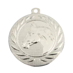 Pferdemedaille silber