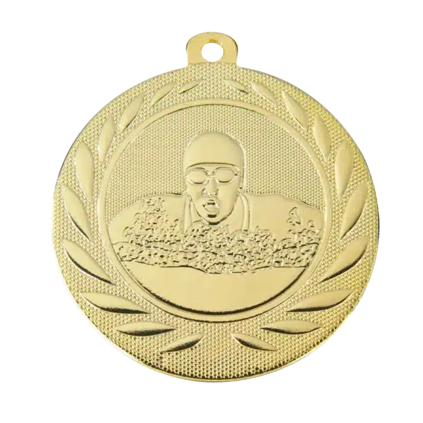 Schwimmmedaille gold