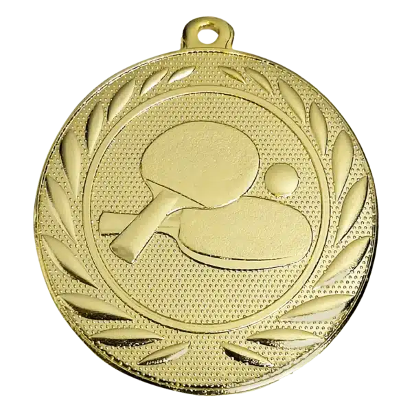 Tischtennis-Medaille gold